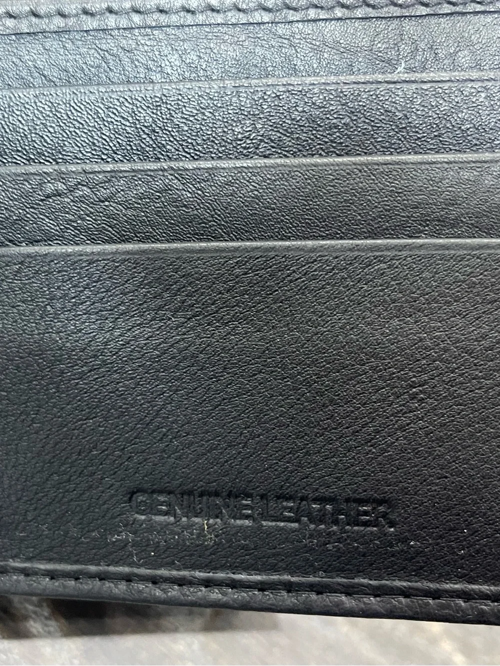 NFL Black Embossed Leather 49ers Bi-Fold Wallet